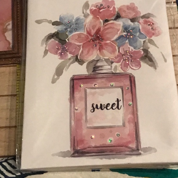 New “Dreams DON’T WORK UNLESS YOU DO” 5 Pcs Wall Art: Purse, Heel, Sweet, Beauty - Picture 6 of 16